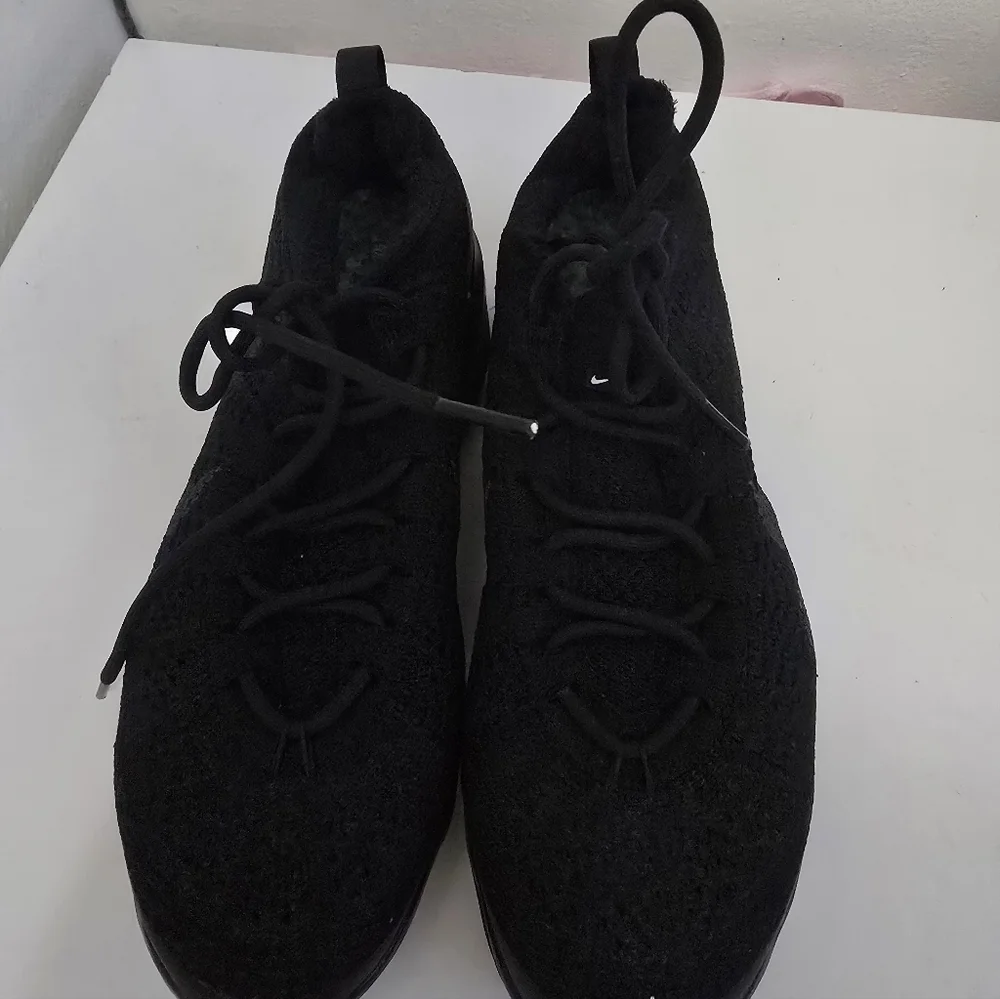 Nike Kids Air VaporMax Flyknit Sneakers - Black Size 38.5